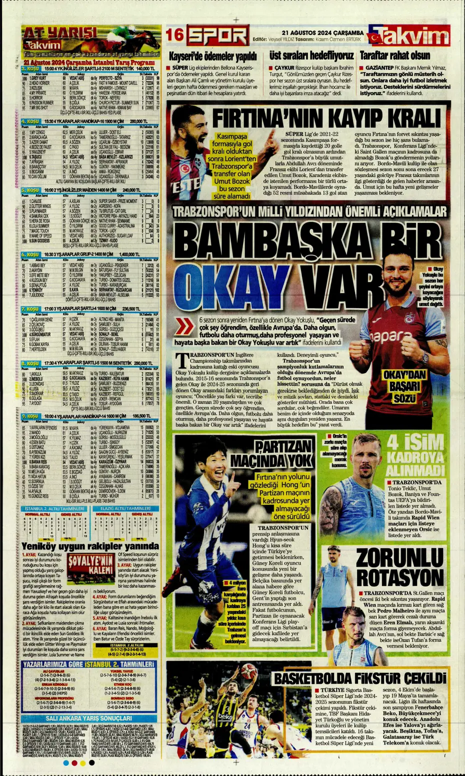 "Dev plan Anderson Talisca" | Sporun manşetleri - 29
