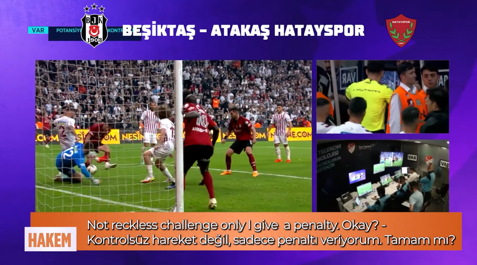 Beşiktaş-Hatayspor maçındaki penaltı kararı: VAR konuşmaları açıklandı - 3