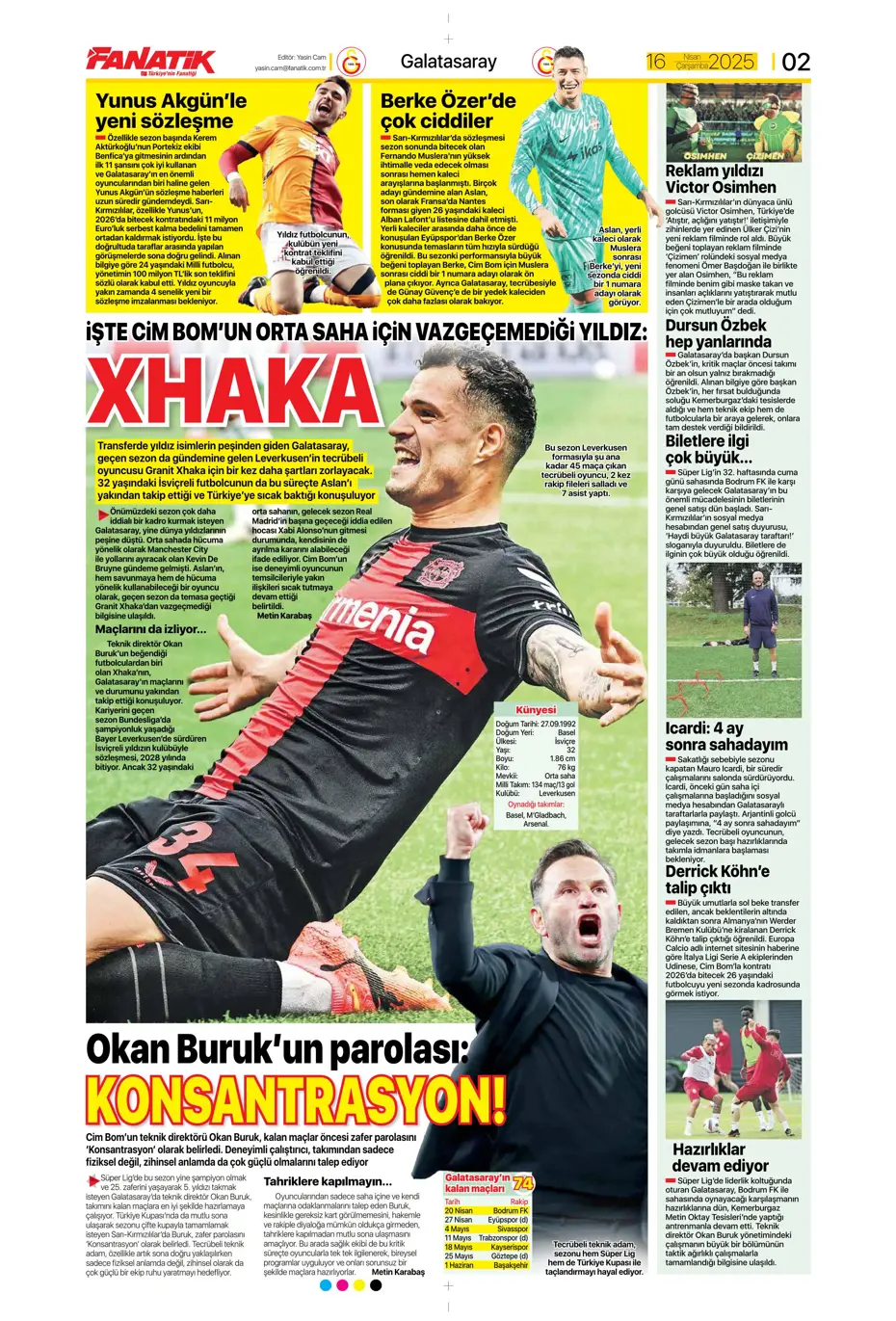 "Kim Min-Jae heyecanı" | Sporun manşetleri - 5