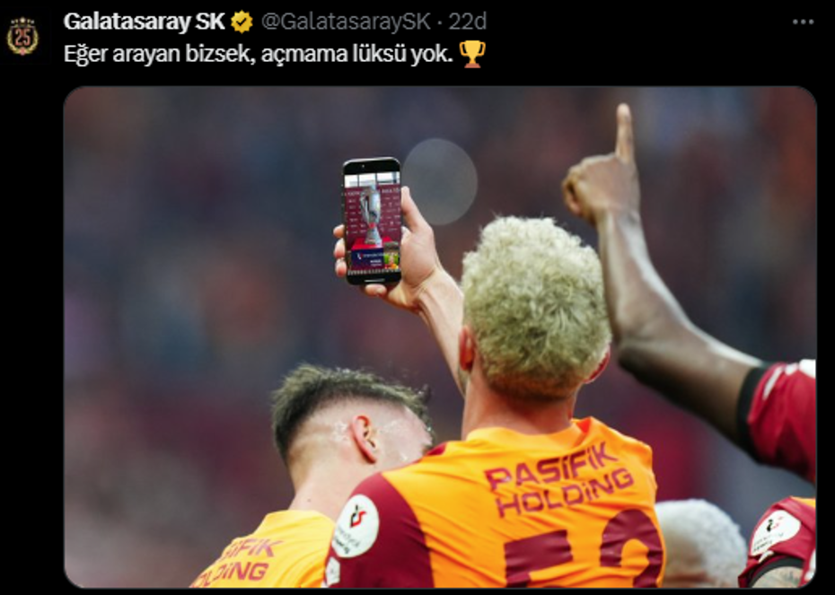 Galatasaray'dan şampiyonluk sonrası peş peşe paylaşımlar: Fenerbahçe ve Beşiktaş'a gönderme - 6 Galatasaray'dan şampiyonluk sonrası peş peşe paylaşımlar: Fenerbahçe ve Beşiktaş'a gönderme - 6
