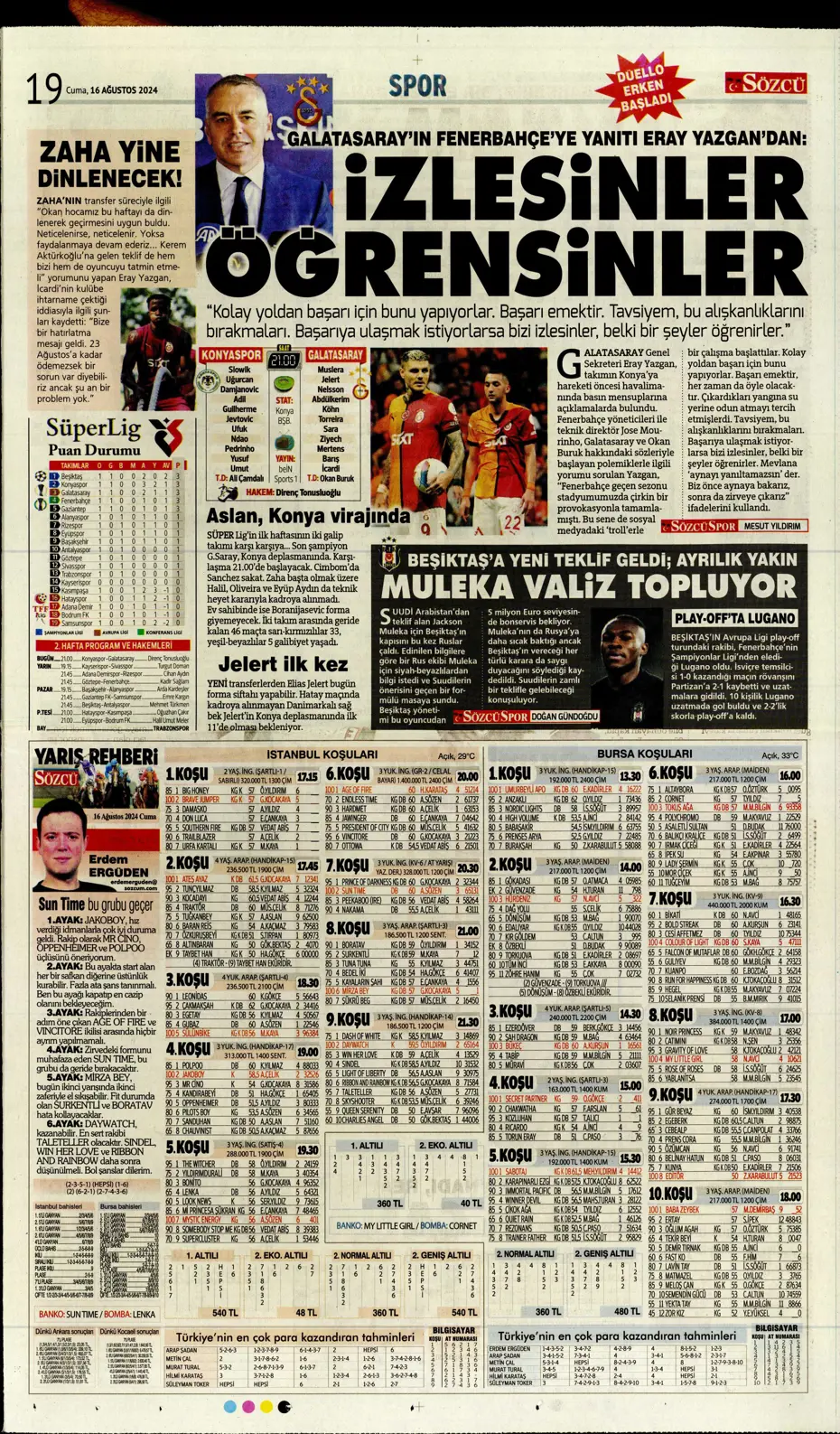 "Mateo Kovacic adım adım Fenerbahçe'ye" | Sporun manşetleri - 28 "Mateo Kovacic adım adım Fenerbahçe'ye" | Sporun manşetleri - 28