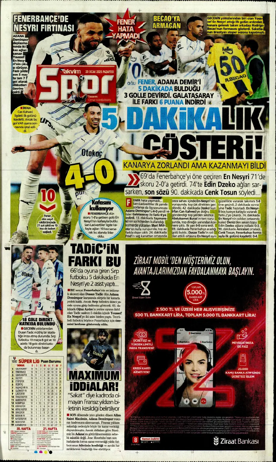 "Galatasaray dünyaca ünlü yıldızı İstanbul'a getiriyor" | Sporun manşetleri - 25 "Galatasaray dünyaca ünlü yıldızı İstanbul'a getiriyor" | Sporun manşetleri - 25