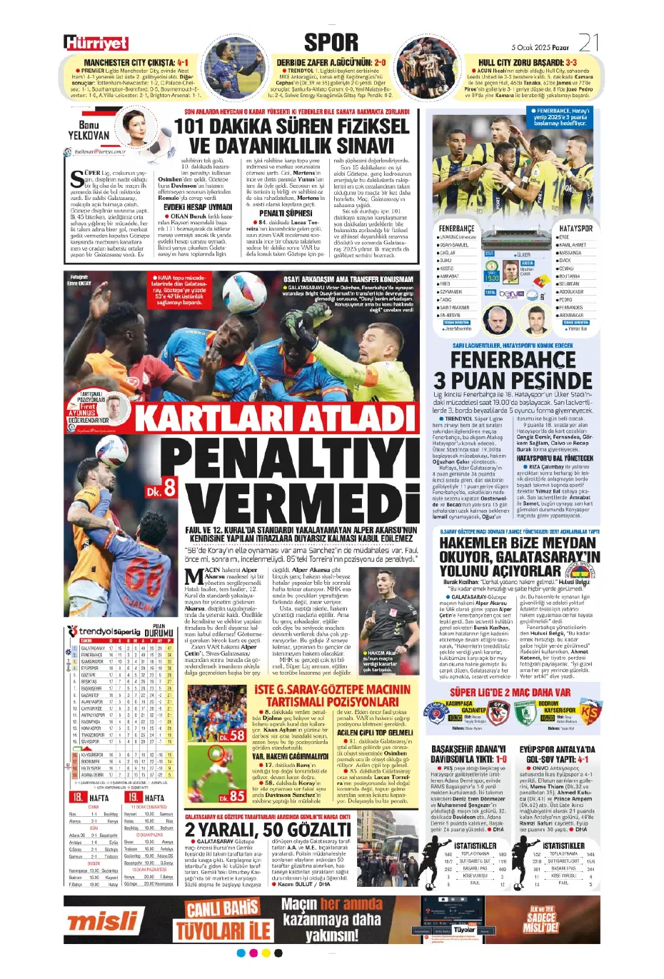 "31 milyon euroluk stoper Fenerbahçe'ye" | Sporun manşetleri - 13