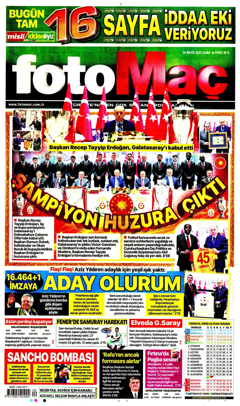 "Leroy Sane için büyük kapışma" | Sporun manşetleri - 11