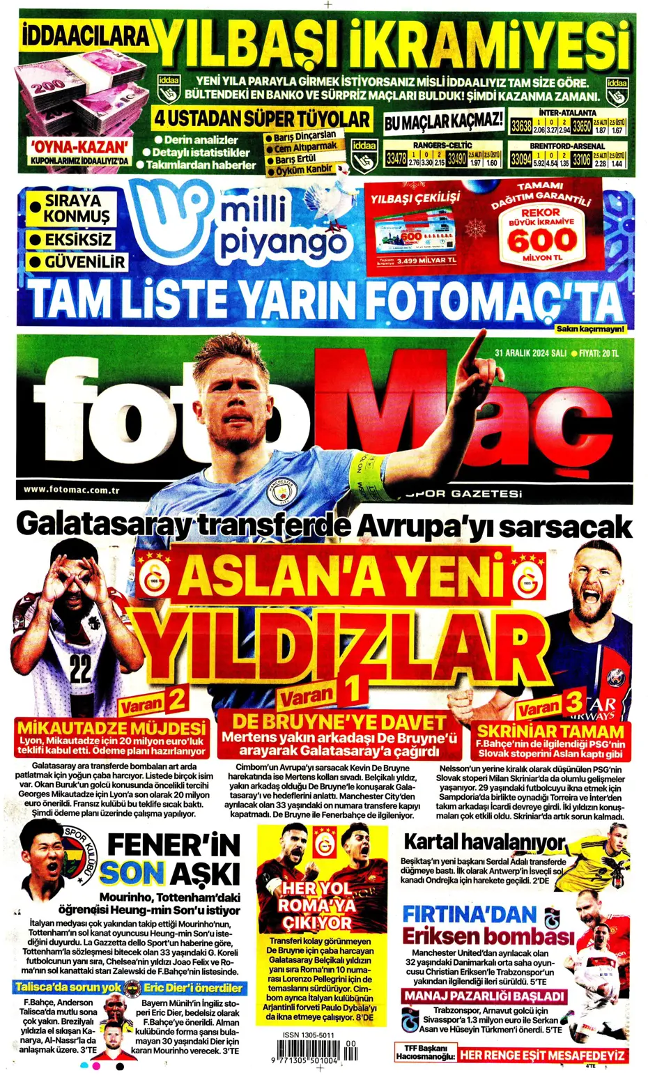 "Sergen Yalçın'la ilk görüşme" | Sporun manşetleri - 10