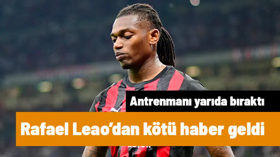 Galatasaray'ın gündemindeki Rafael Leao sakatlandı: Sahalardan ne kadar uzak kalacak?