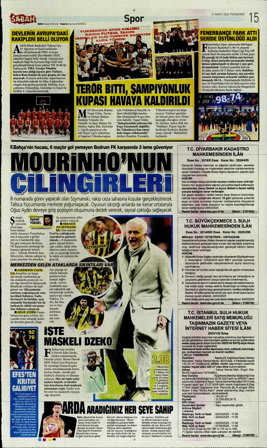 "Fenerbahçe'ye Felix teklifi" | Sporun manşetleri - 26 "Fenerbahçe'ye Felix teklifi" | Sporun manşetleri - 26