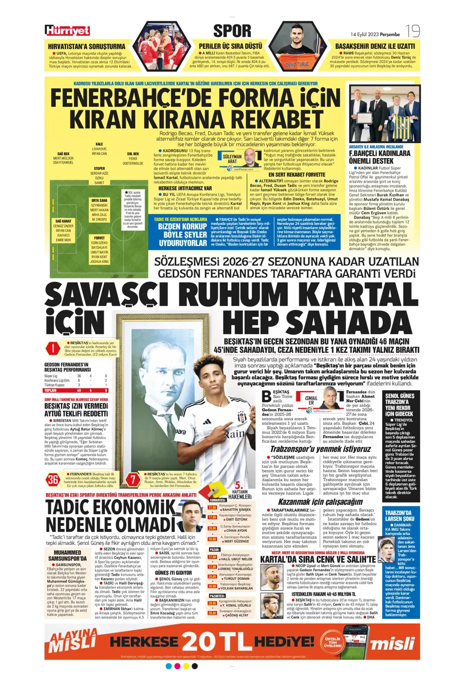 "Andre Gomes'te geri sayım" | Sporun Manşetleri - 21