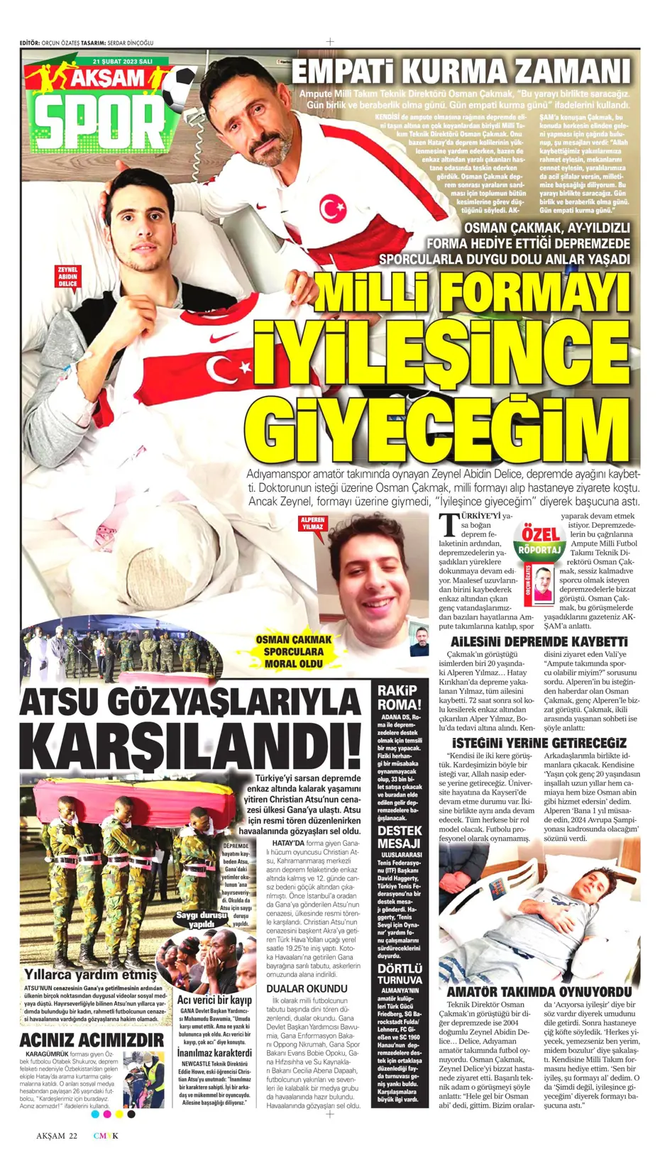 "Fener düğmeye bastı" - Gazete manşetleri (21 Şubat 2023) - 6