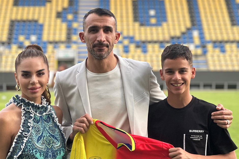 Petrolul Ploieşti antrenmanında Mehmet Topal coşkusu