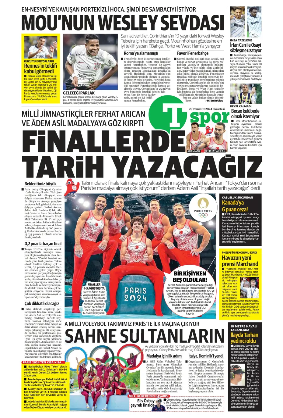 "Mourinho'nun prensi Kovacic" | Sporun manşetleri - 35 "Mourinho'nun prensi Kovacic" | Sporun manşetleri - 35