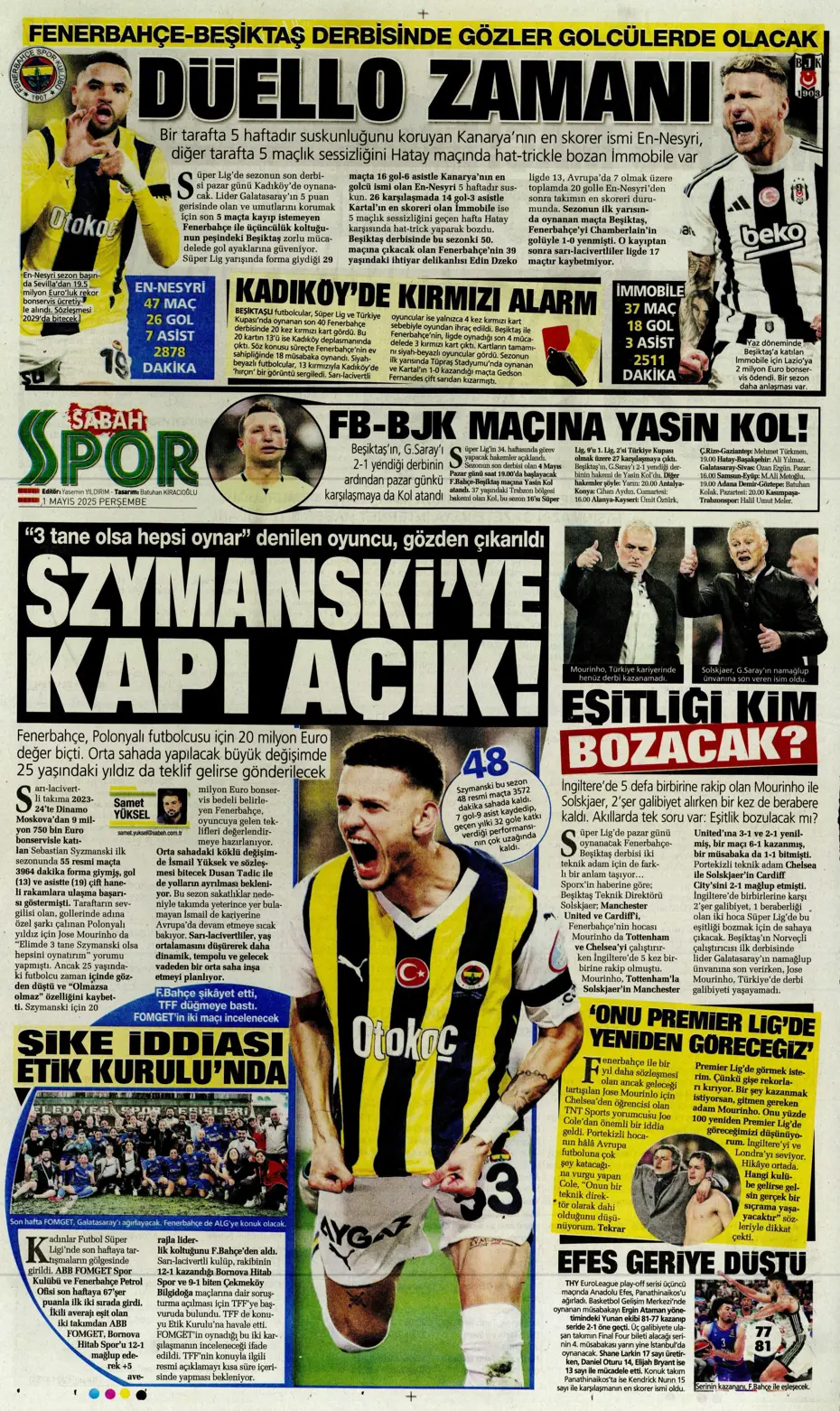 "Aslan'ın Sane planı" | Sporun manşetleri - 23
