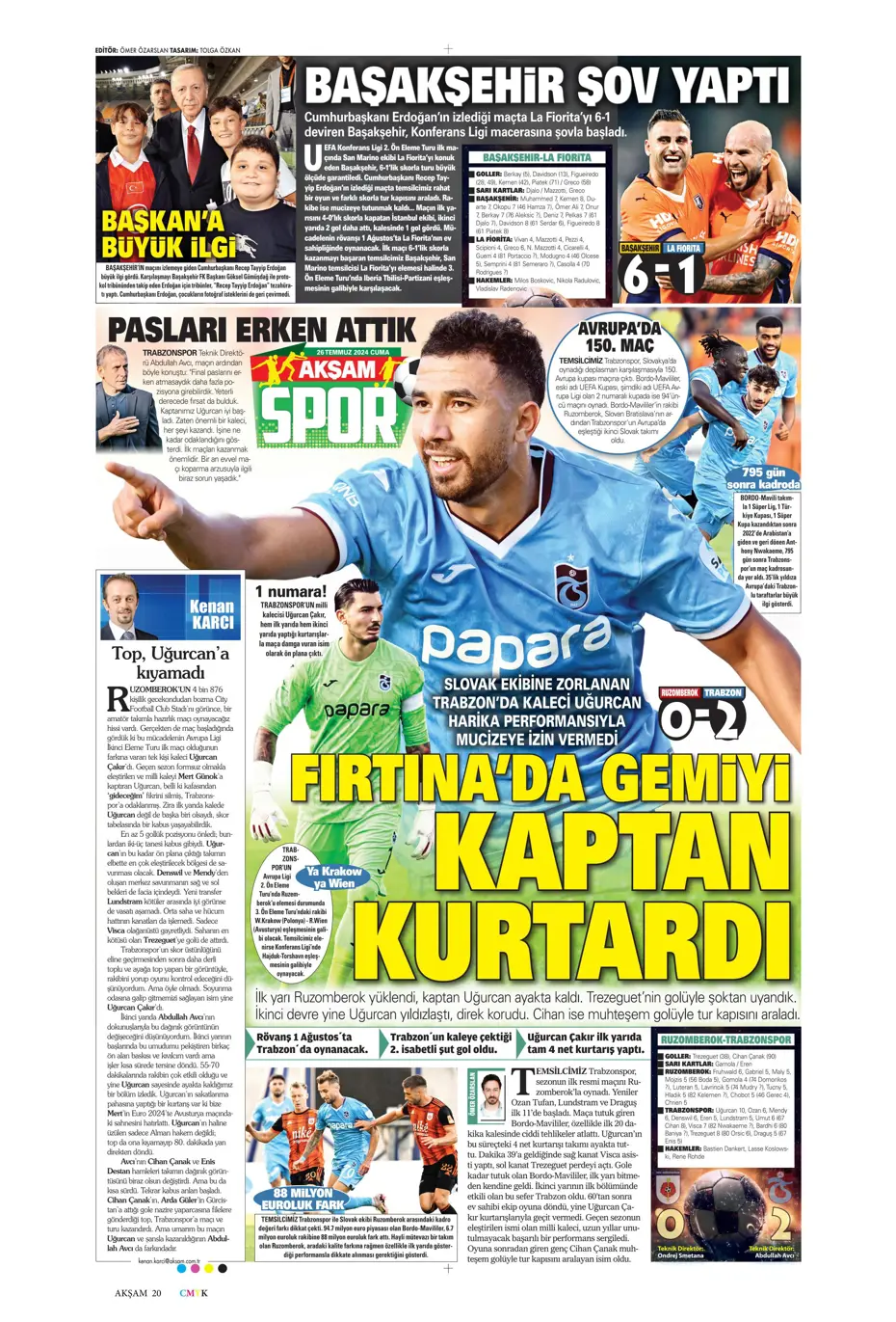 "Anderson Talisca savaşı" | Sporun manşetleri - 3