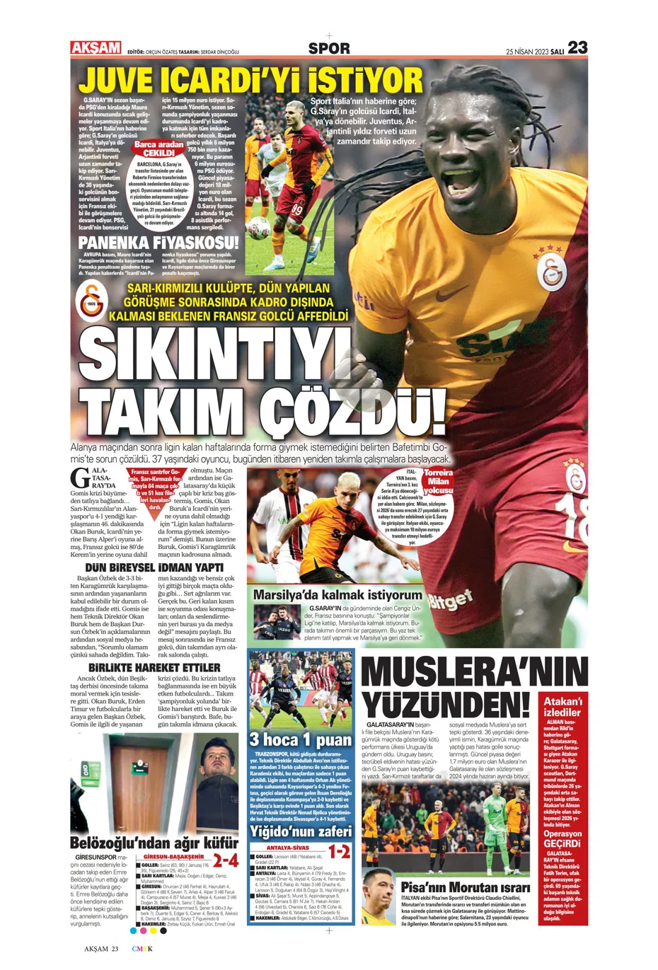 "Fenerbahçe fırsat tepti" | Sporun Manşetleri - 1 "Fenerbahçe fırsat tepti" | Sporun Manşetleri - 1