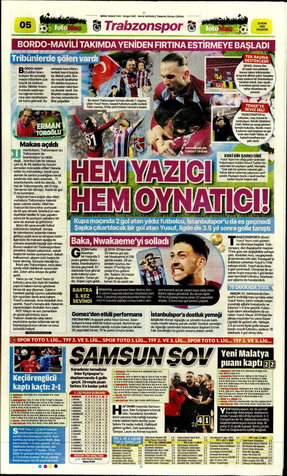 Sporun manşetleri (23 Ocak 2023) - 14