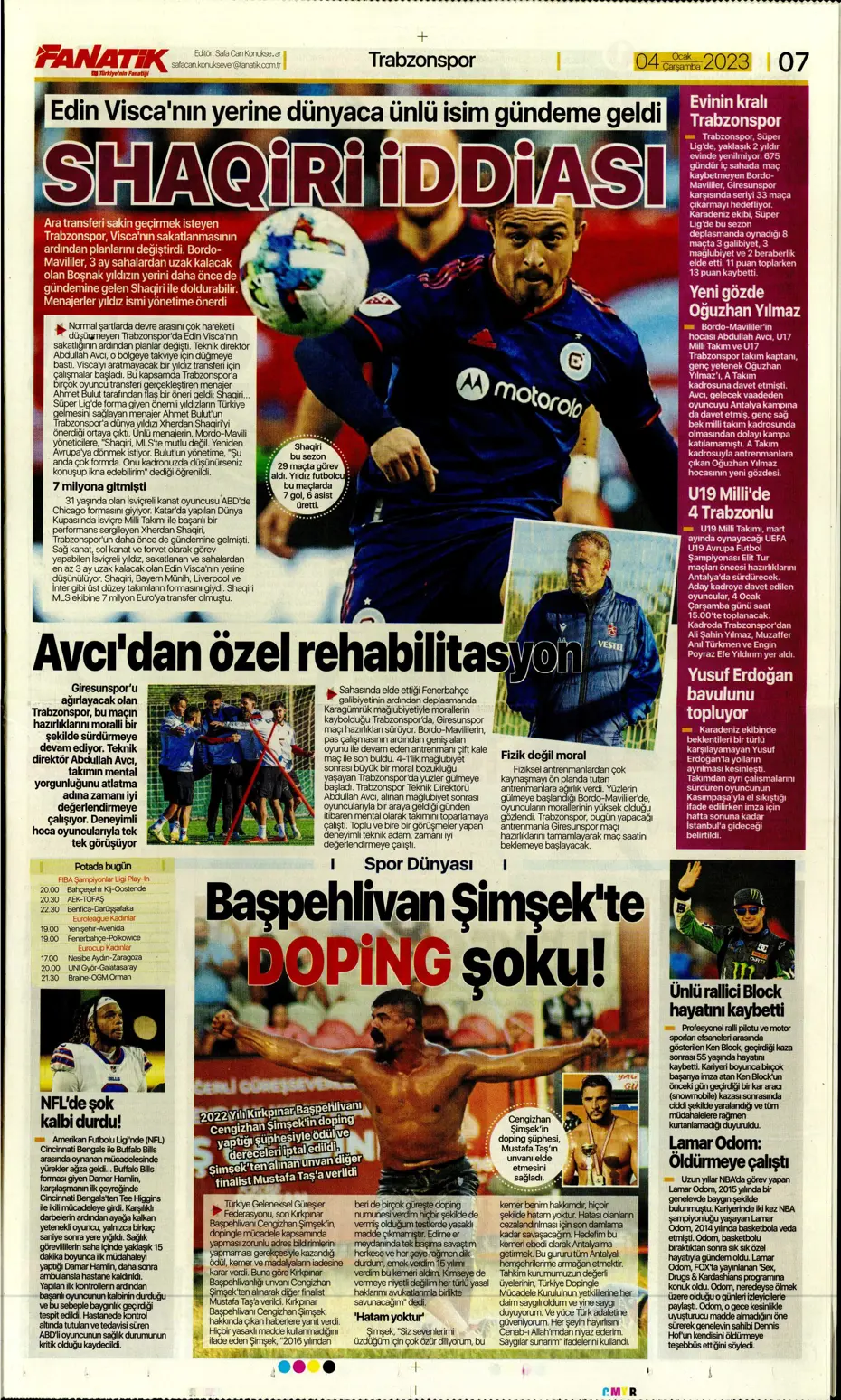 Sporun Manşetleri (4 Ocak 2023) - 8