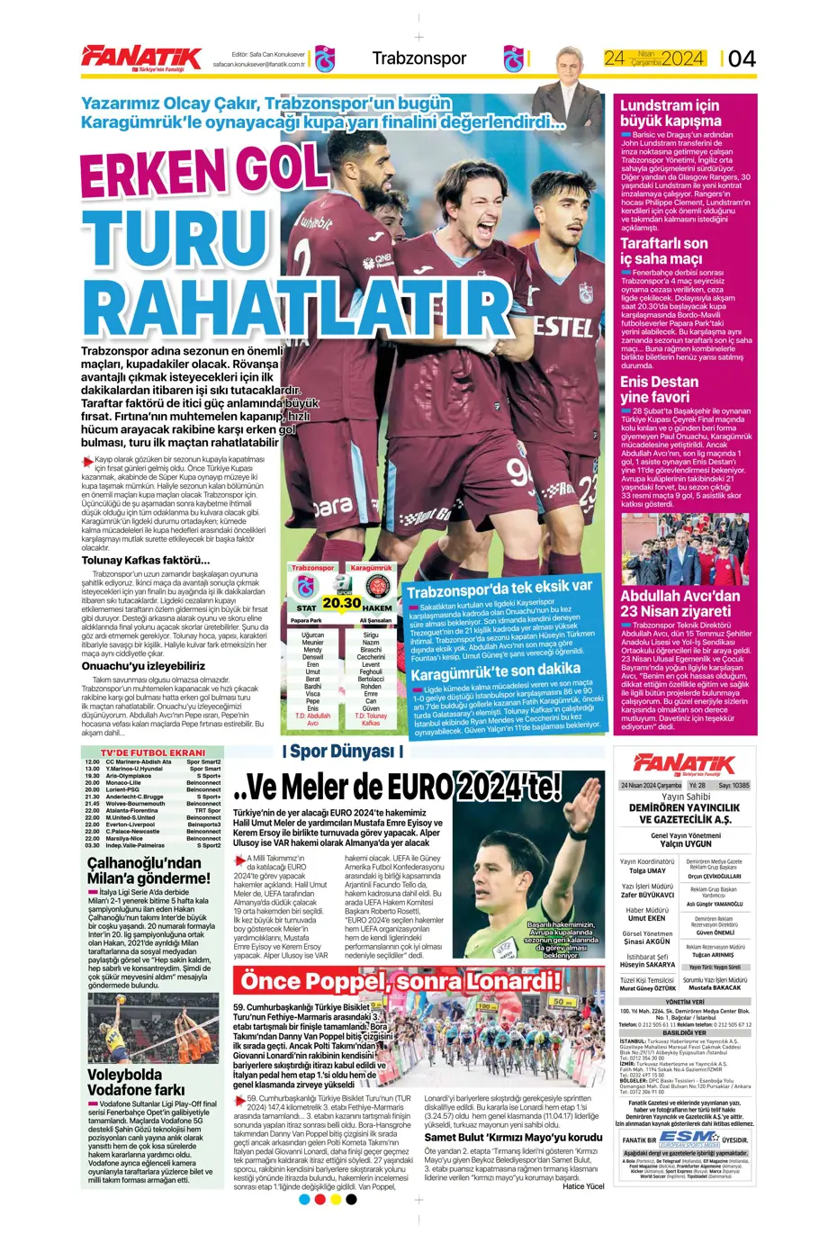 "Yeni Sacha Boey İtalya'dan" | Sporun manşetleri - 6