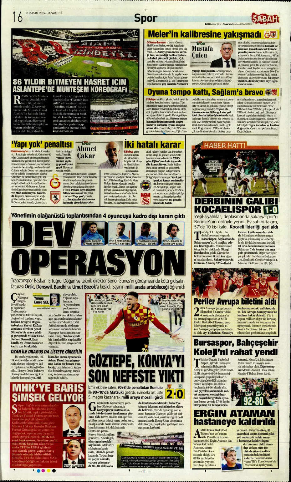 "Fenerbahçe'den Talisca ve Dybala bombası" | Sporun manşetleri - 22 "Fenerbahçe'den Talisca ve Dybala bombası" | Sporun manşetleri - 22