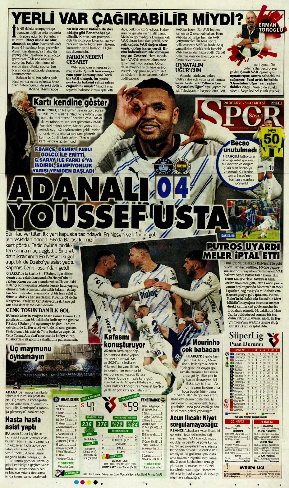 "Galatasaray dünyaca ünlü yıldızı İstanbul'a getiriyor" | Sporun manşetleri - 21 "Galatasaray dünyaca ünlü yıldızı İstanbul'a getiriyor" | Sporun manşetleri - 21