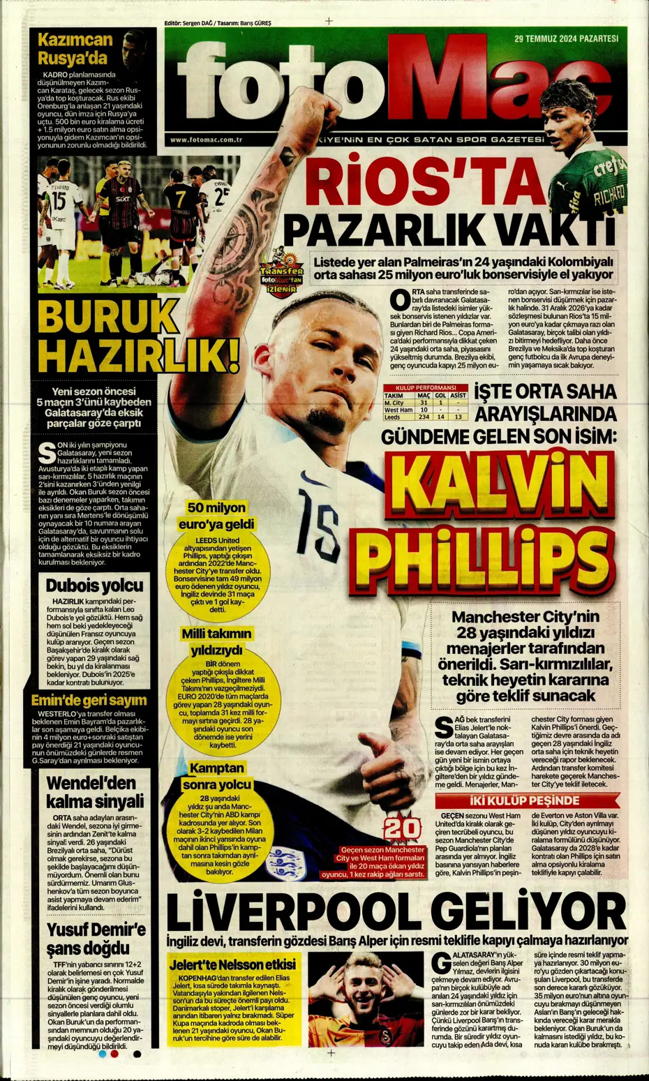 "Mourinho'nun prensi Kovacic" | Sporun manşetleri - 16 "Mourinho'nun prensi Kovacic" | Sporun manşetleri - 16