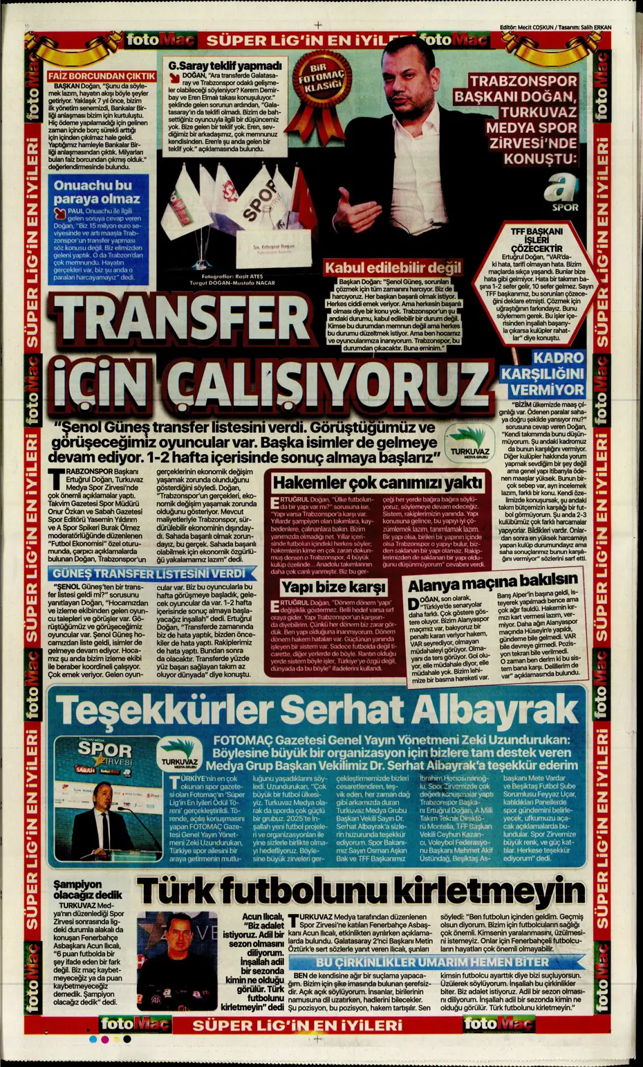 "Galatasaray'dan Talisca bombası" | Sporun manşetleri - 8
