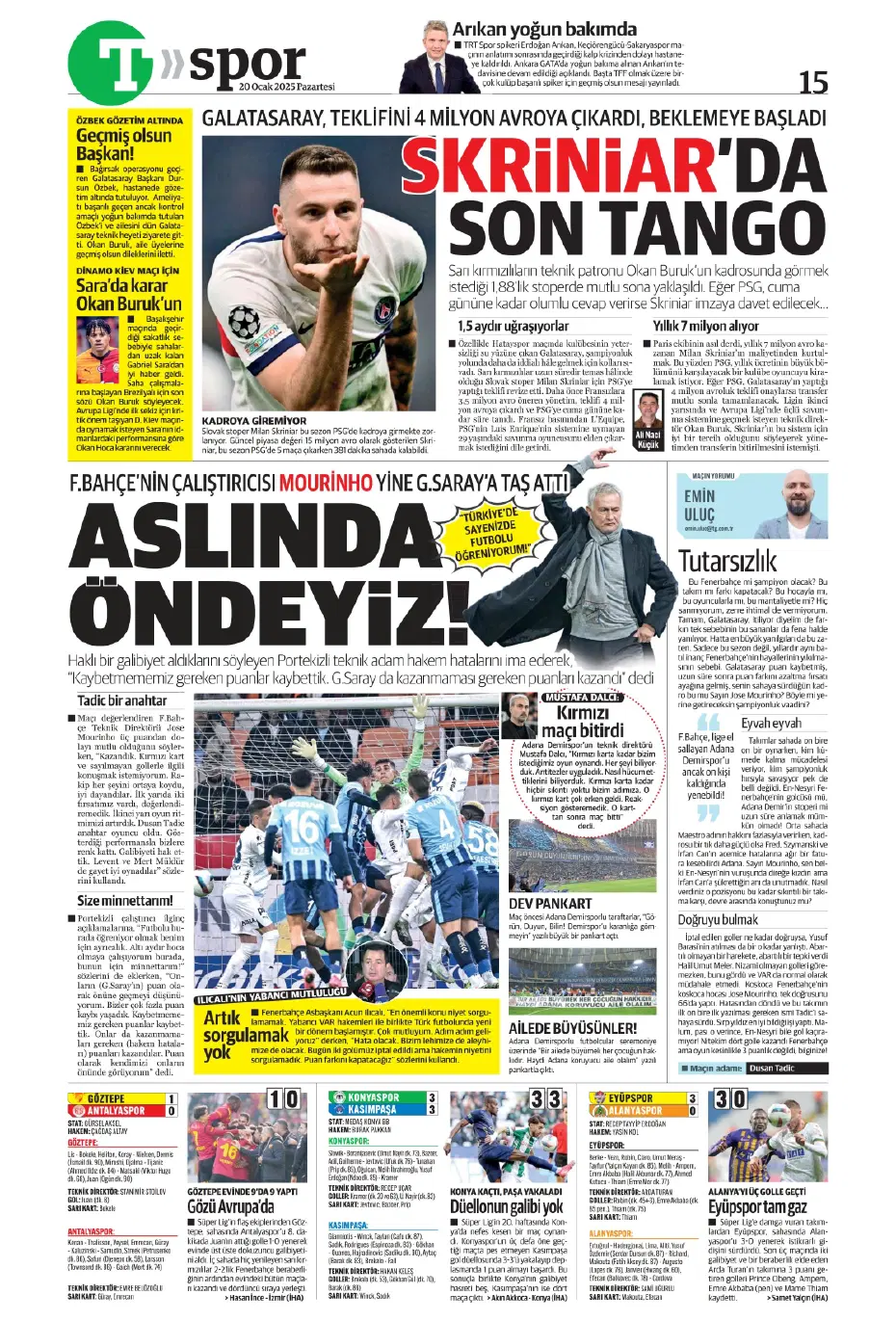 "Galatasaray dünyaca ünlü yıldızı İstanbul'a getiriyor" | Sporun manşetleri - 26