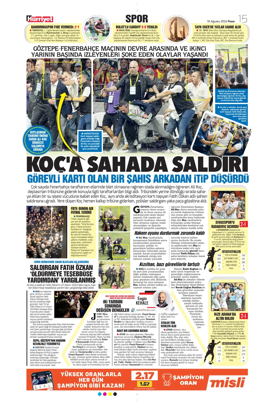 "Aslan'da Ziyech bilmecesi" | Sporun manşetleri (18 Ağustos 2024) - 17 "Aslan'da Ziyech bilmecesi" | Sporun manşetleri (18 Ağustos 2024) - 17
