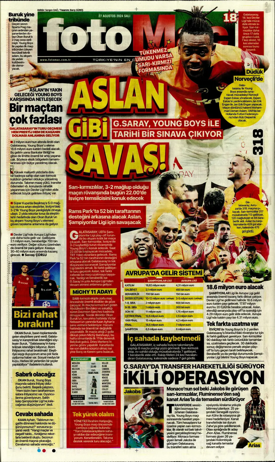 "Şok eden Ferdi Kadıoğlu gerçeği" | Sporun manşetleri - 17
