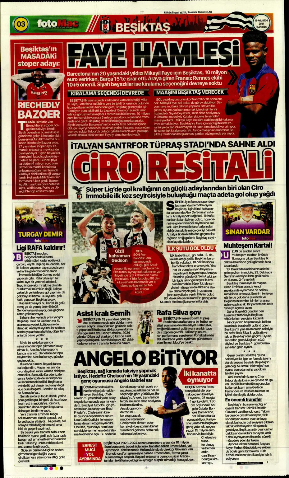 "Ferdi Kadıoğlu sonrası Fenerbahçe'ye yıldız yağacak" | Sporun manşetleri - 12