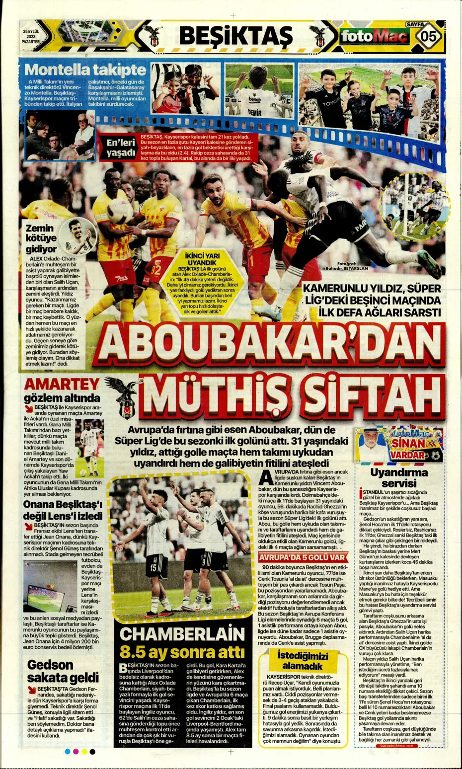 "Hesaplar Kahveci'den" | Sporun manşetleri (25 Eylül 2023) - 18