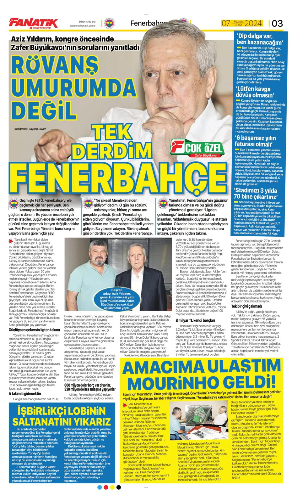 "Fener'e 'Uçan Koreli'" | Sporun manşetleri (7 Haziran 2024) - 6 "Fener'e 'Uçan Koreli'" | Sporun manşetleri (7 Haziran 2024) - 6