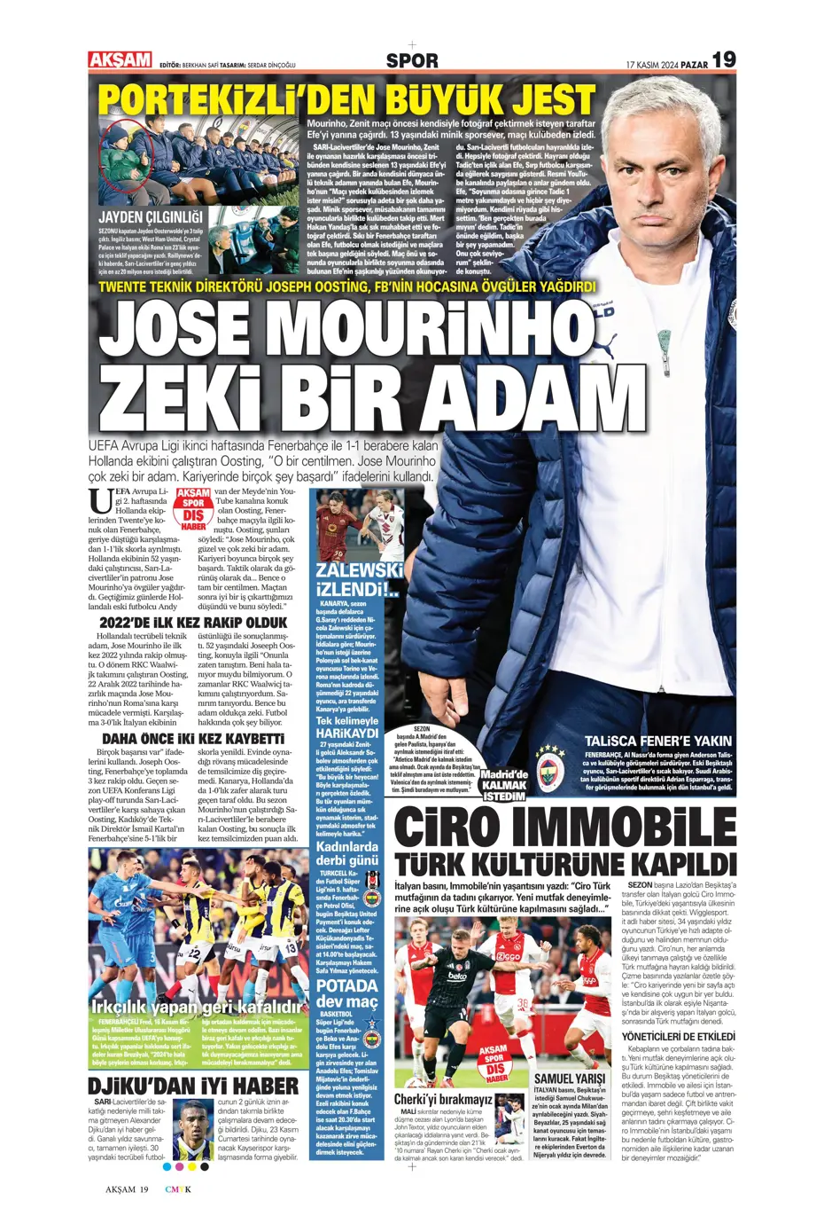 "Fenerbahçe'nin ocak ayı çilekleri" | Sporun manşetleri - 5