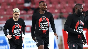 Hatayspor - Beşiktaş maçı öncesi şehitler unutulmadı