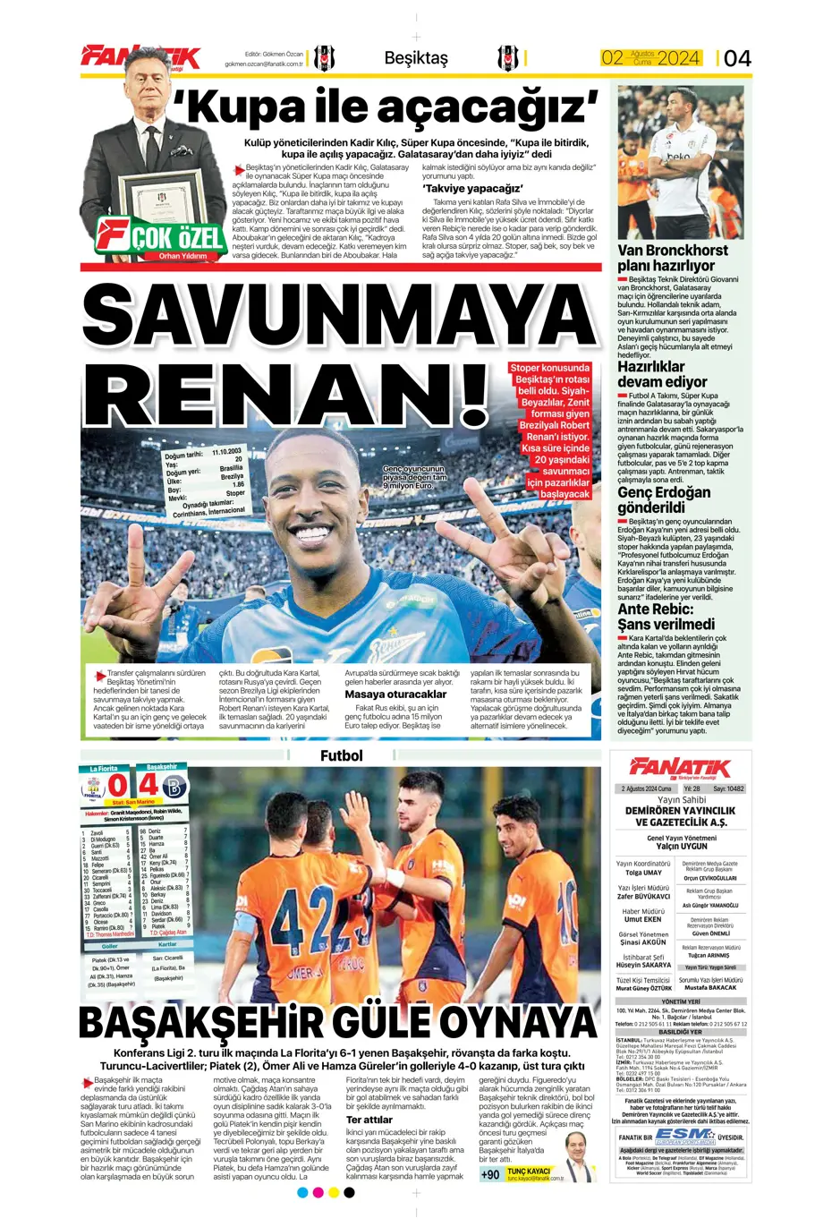 "Amrabat adım adım Kadıköy'e" | Sporun manşetleri - 7