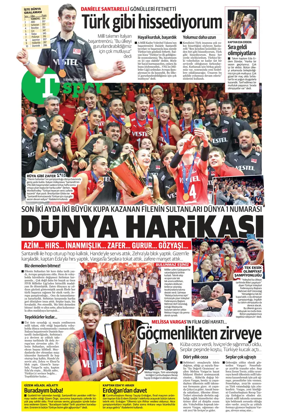 "Aslan'dan çifte bomba" | Sporun Manşetleri - 30 "Aslan'dan çifte bomba" | Sporun Manşetleri - 30