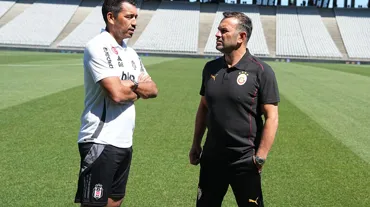 Olimpiyat Stadı'nda Van Bronckhorst - Okan Buruk buluşması