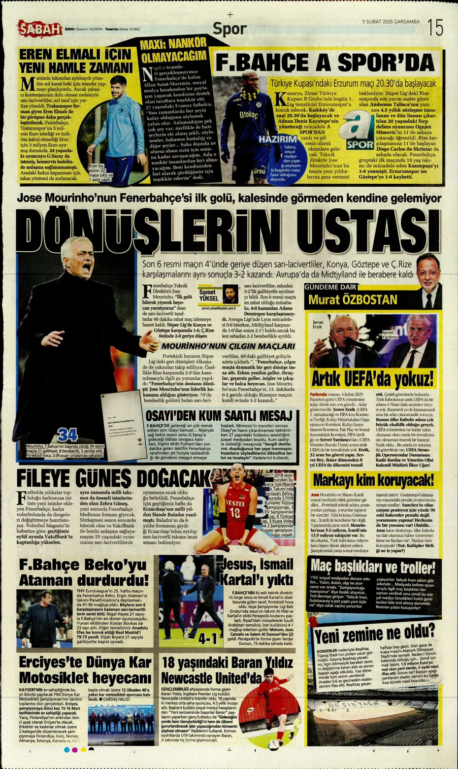 "Ekvador'un yeni yeteneği Fenerbahçe'ye" | Sporun manşetleri - 20