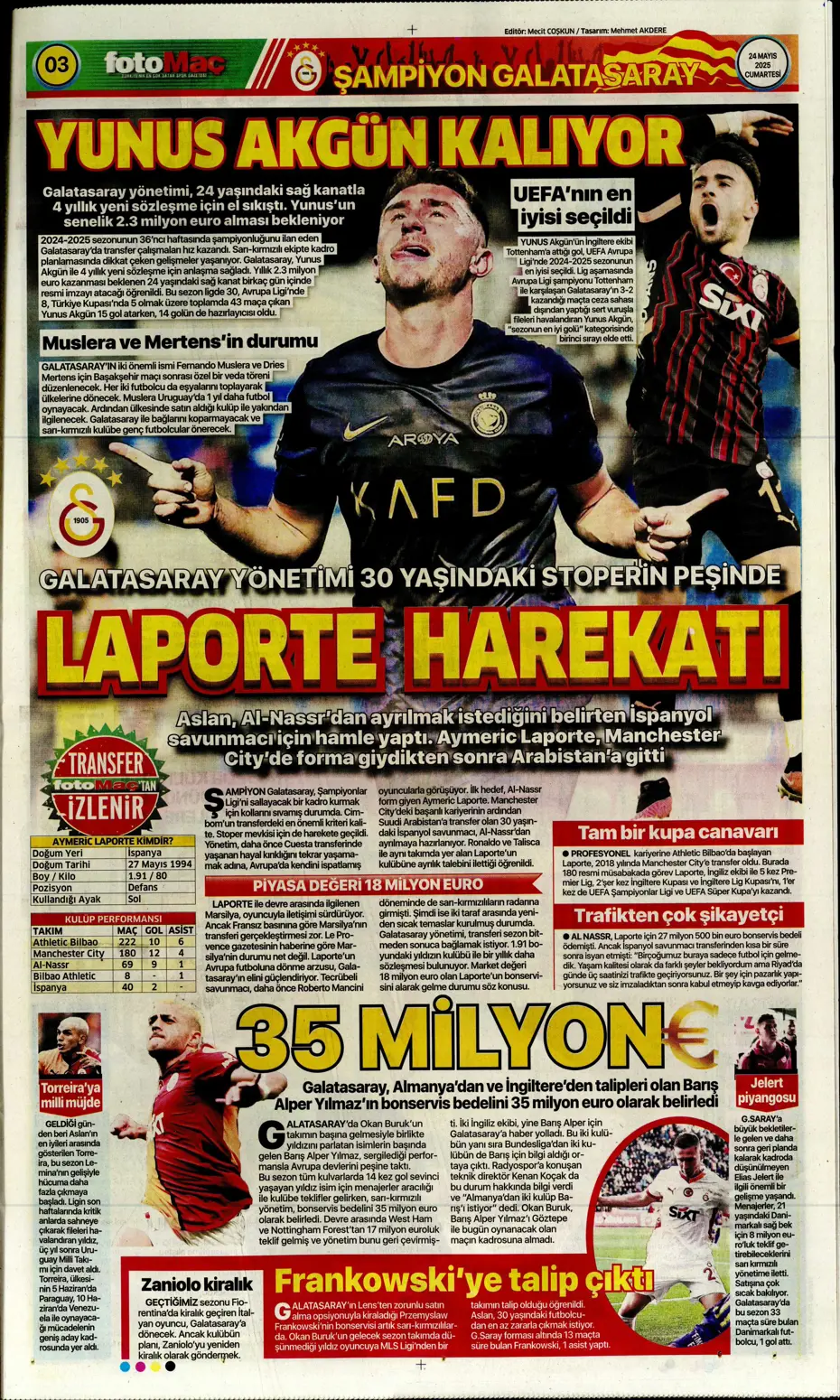 "Final-Four'da Fenerbahçe destanı" | Sporun manşetleri - 11