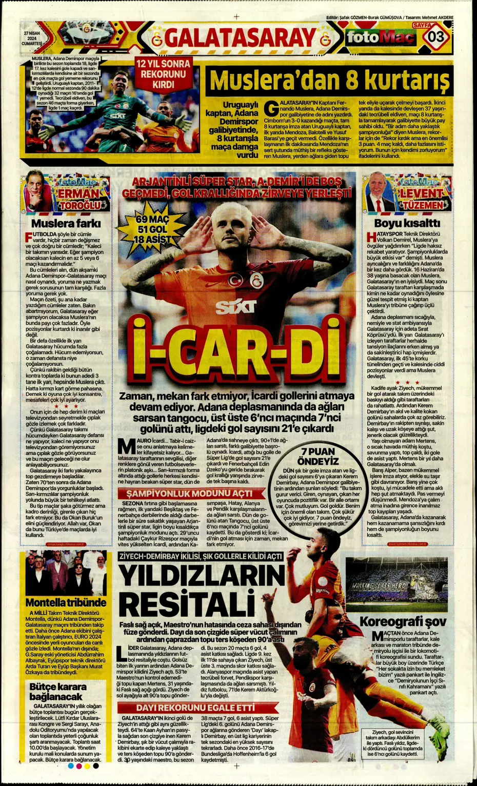 "Kadıköy'de dev kapışma" | Sporun Manşetleri - 11