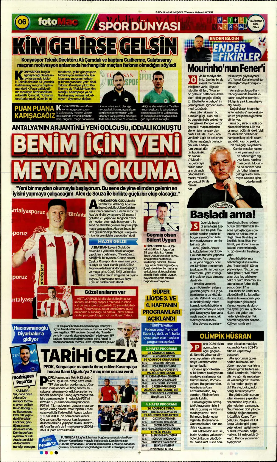 "Mateo Kovacic adım adım Fenerbahçe'ye" | Sporun manşetleri - 13 "Mateo Kovacic adım adım Fenerbahçe'ye" | Sporun manşetleri - 13