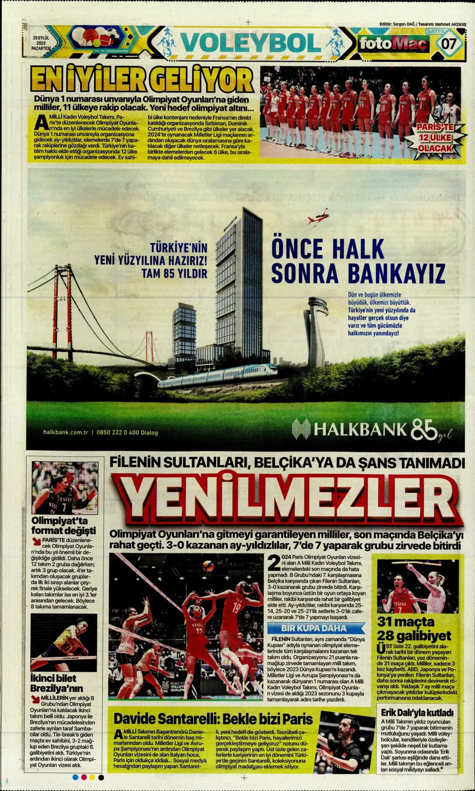 "Hesaplar Kahveci'den" | Sporun manşetleri (25 Eylül 2023) - 19