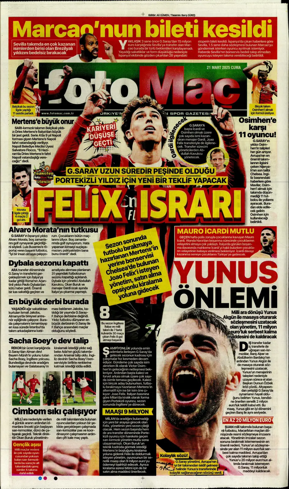 "A sınıfı zafer" | Sporun manşetleri - 13 "A sınıfı zafer" | Sporun manşetleri - 13