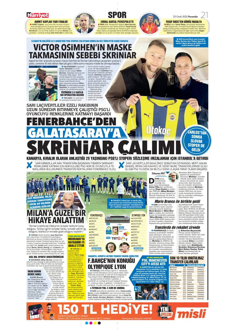 "Kartal şovla döndü" | Sporun manşetleri - 18 "Kartal şovla döndü" | Sporun manşetleri - 18