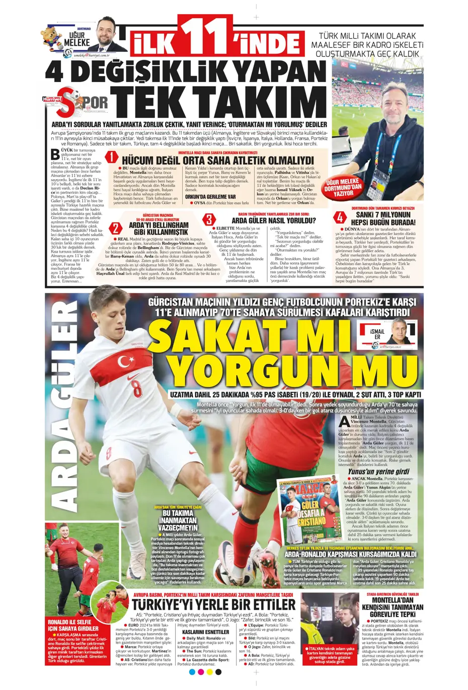 "Liderlik gitti tur elimizde" | Sporun Manşetleri (23 Haziran 2024) - 18