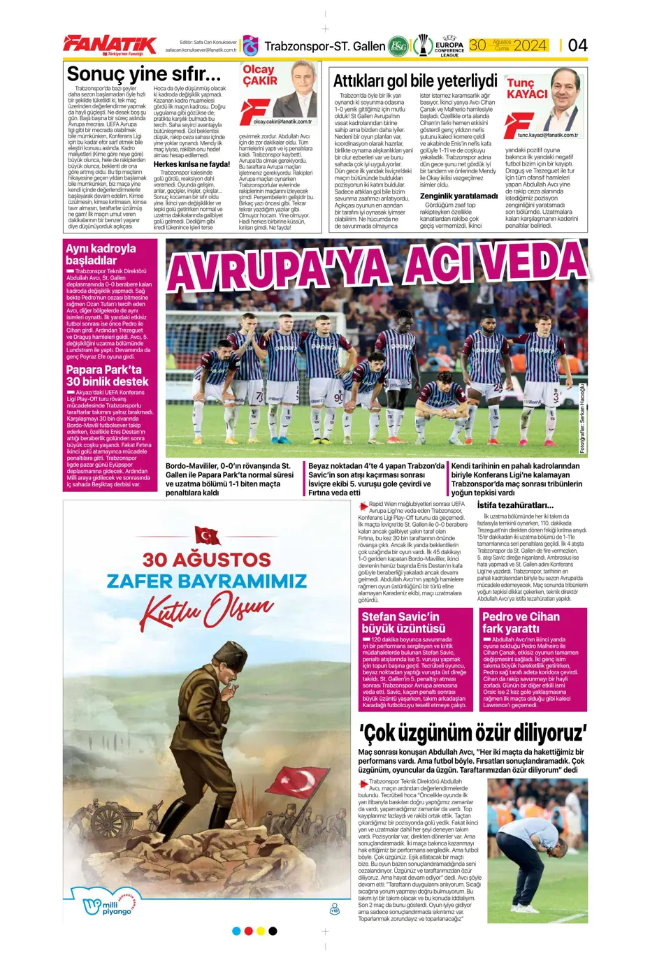 "Galatasaray yönetiminden flaş karar" | Sporun manşetleri (30 Ağustos 2024) - 8 "Galatasaray yönetiminden flaş karar" | Sporun manşetleri (30 Ağustos 2024) - 8