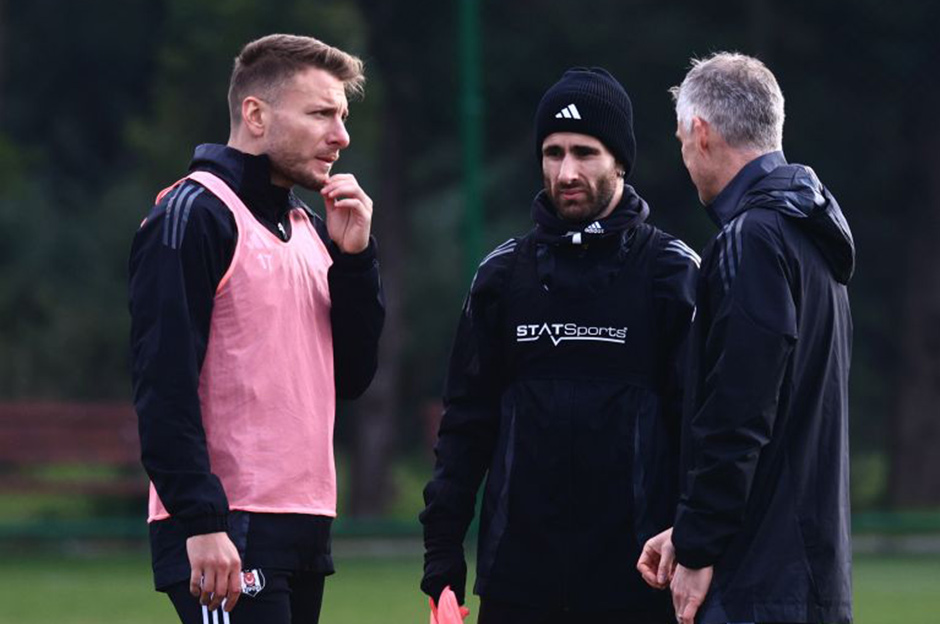 Solskjaer, Beşiktaş'taki ilk idmanında: Rafa Silva ve Immobile ile özel görüşme