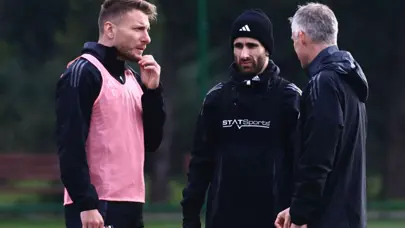 Solskjaer, Beşiktaş'taki ilk idmanında: Rafa Silva ve Immobile ile özel görüşme