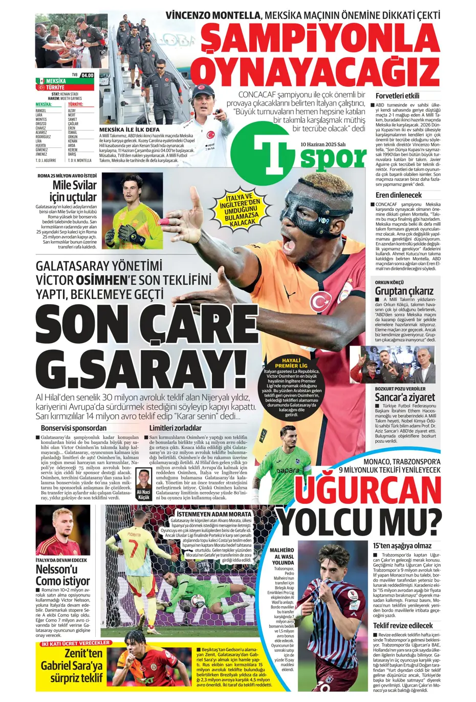 "En-Nesyri ile yılın takası" | Sporun manşetleri - 35