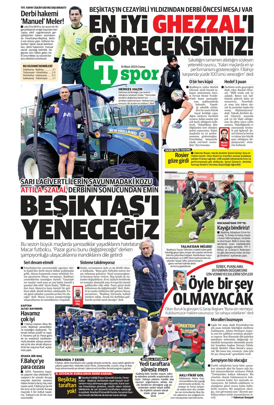 "Dev maçın 11'leri hazır" | Sporun Manşetleri - 30 "Dev maçın 11'leri hazır" | Sporun Manşetleri - 30