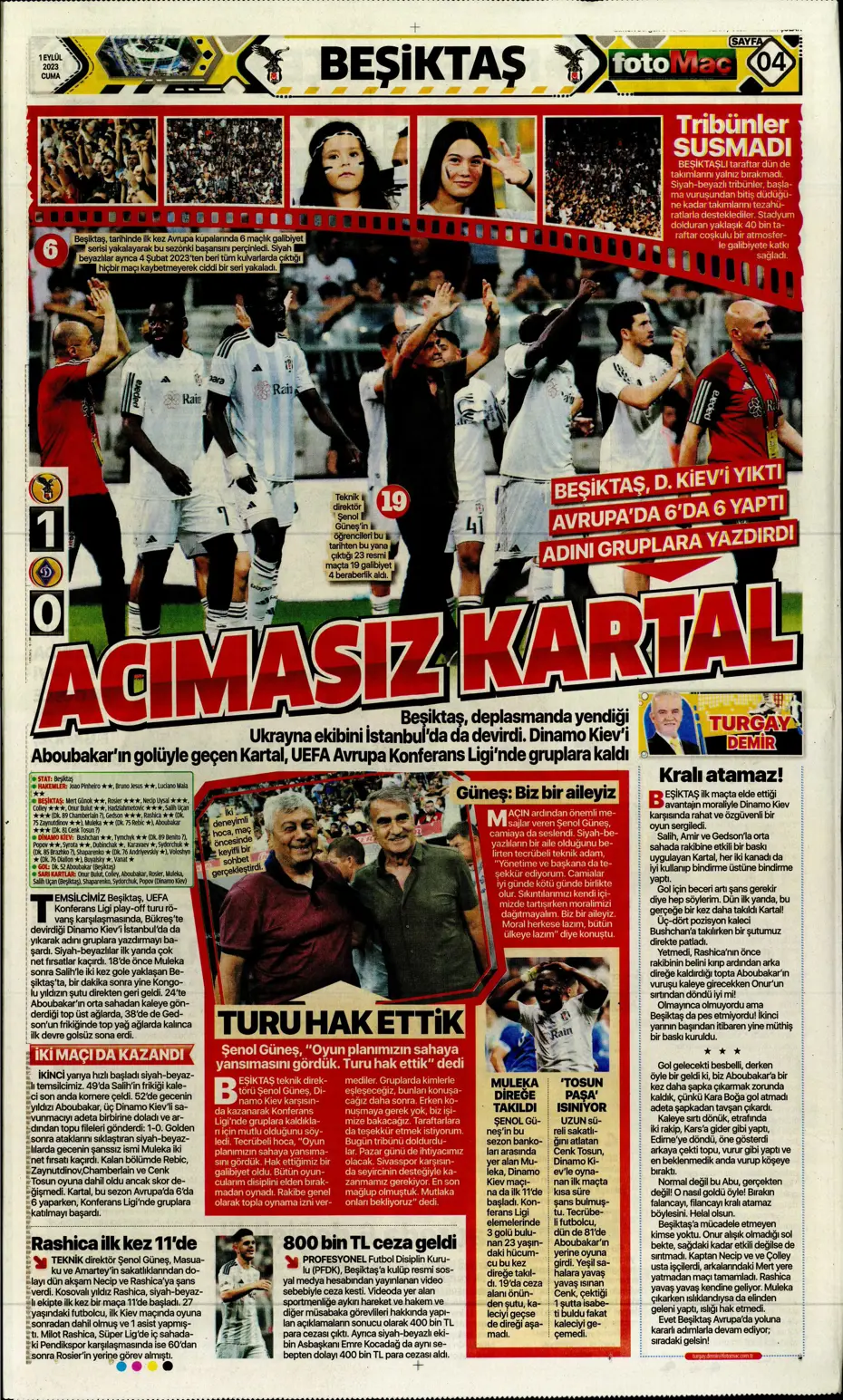 "Sergio Ramos'a '2 Eylül'e kadar cevabını ver' resti" | Sporun manşetleri (1 Eylül 2023) - 15 "Sergio Ramos'a '2 Eylül'e kadar cevabını ver' resti" | Sporun manşetleri (1 Eylül 2023) - 15